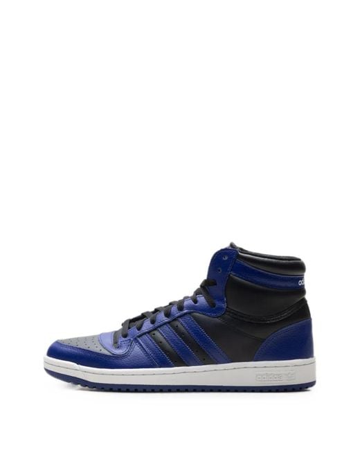 Adidas Blue Top Ten High-Top Sneakers
