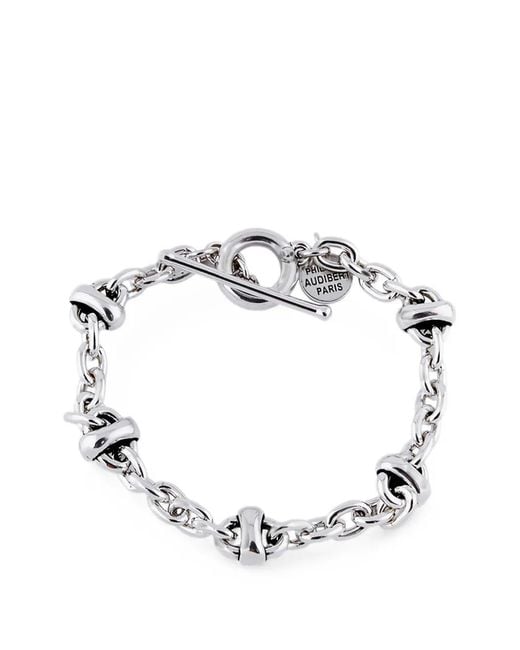 Philippe Audibert Metallic Matane Link-Chain Bracelet