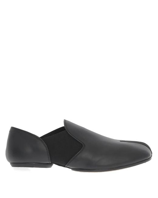 Maison Margiela Gray Tabi Split-Toe Elastic-Gore Loafers for men