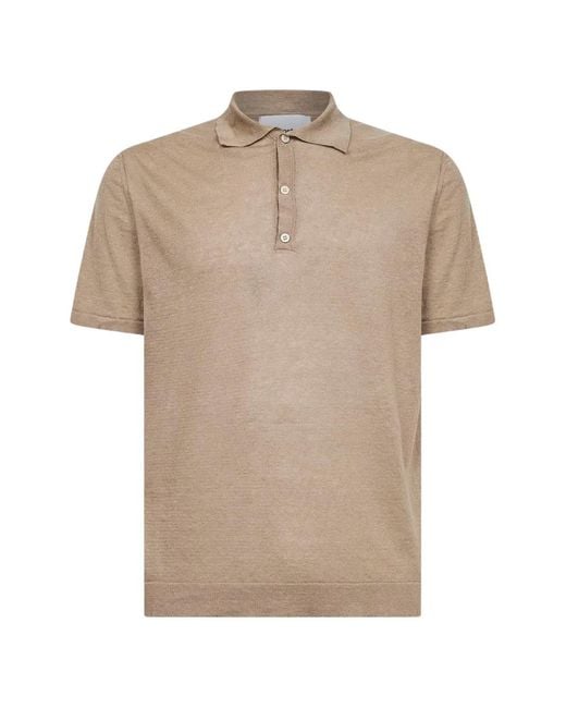 Costumein Natural Putri Buttoned Polo Shirt for men