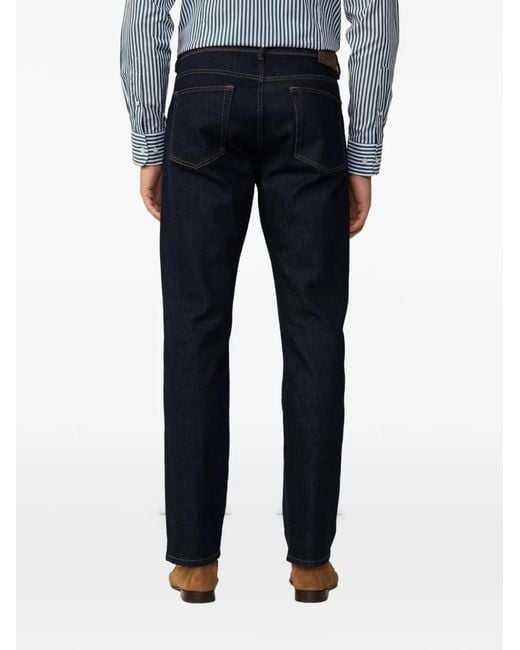 Hackett Blue Straight-Leg Jeans for men