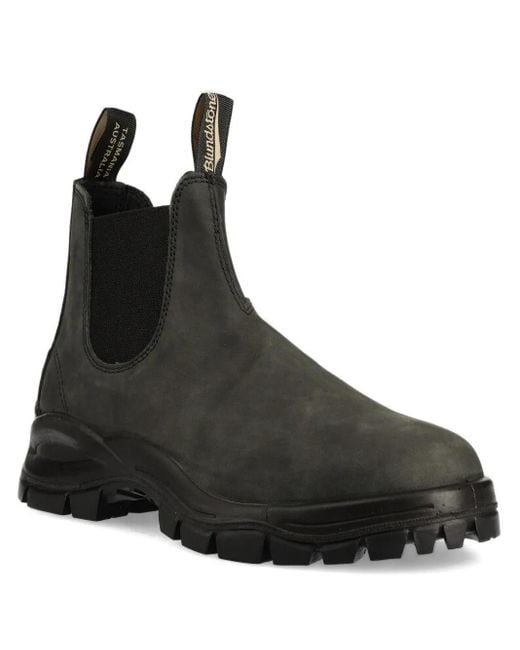 Blundstone Black Elastic-Sided Pull-Tab Boots for men