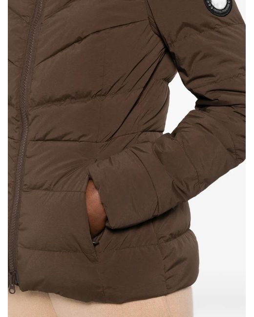 Canada Goose Brown Doudoune Claire À Capuche