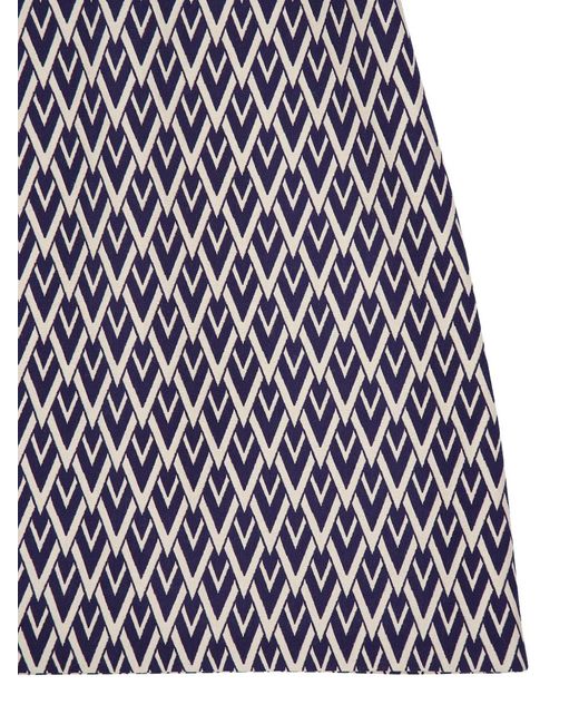 Valentino Garavani Natural Toute La V Jacquard Mini Dress