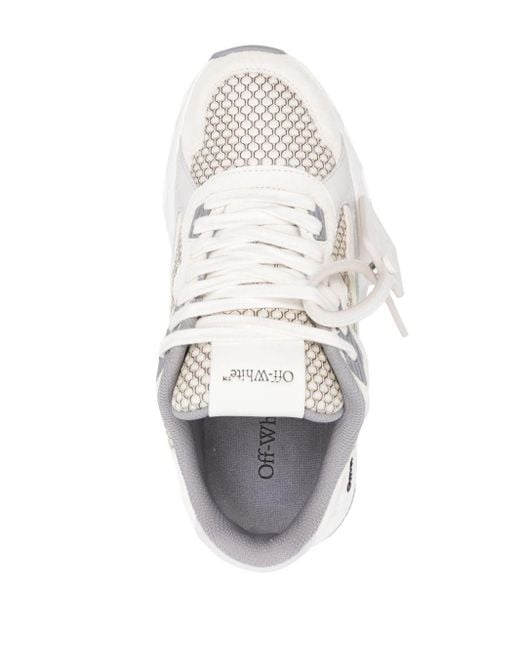 Off-White c/o Virgil Abloh White Kick Off Lace-up Sneakers