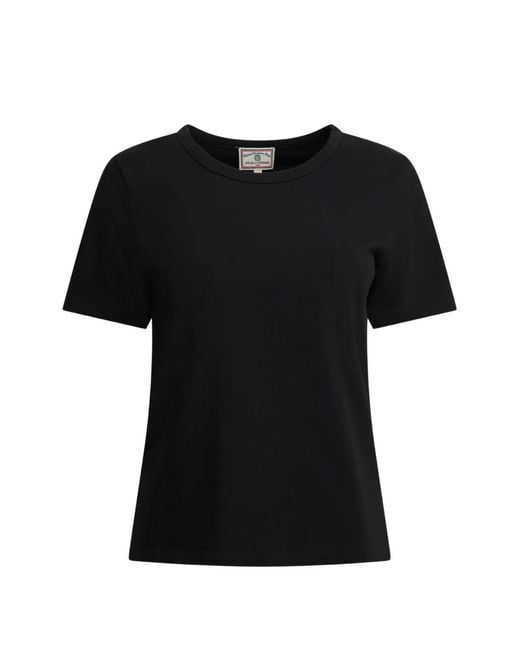 Ines De La Fressange Paris Black Crew-Neck T-Shirt