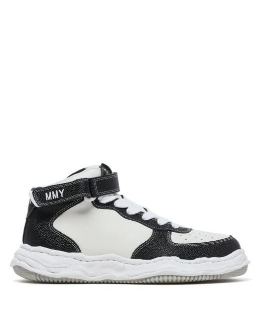 Maison Mihara Yasuhiro White Wayne Og Sole Hi-Top Sneakers for men