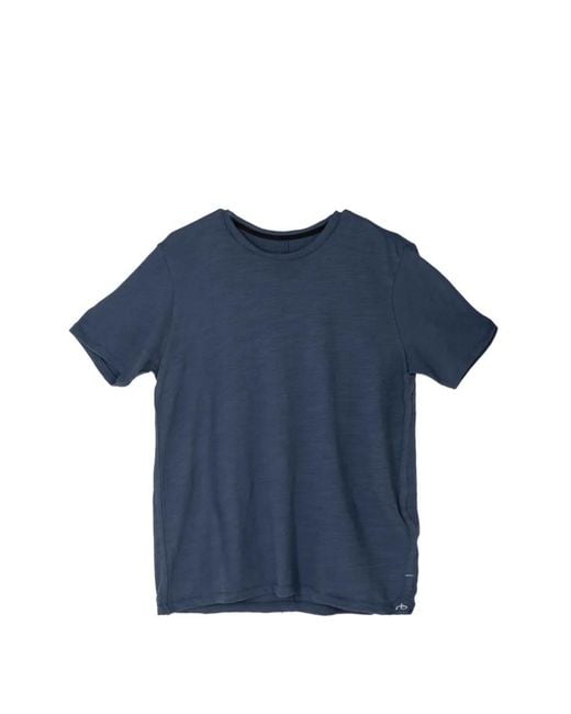 Rag & Bone Blue T-Shirt Classic Flame À Col Rond for men