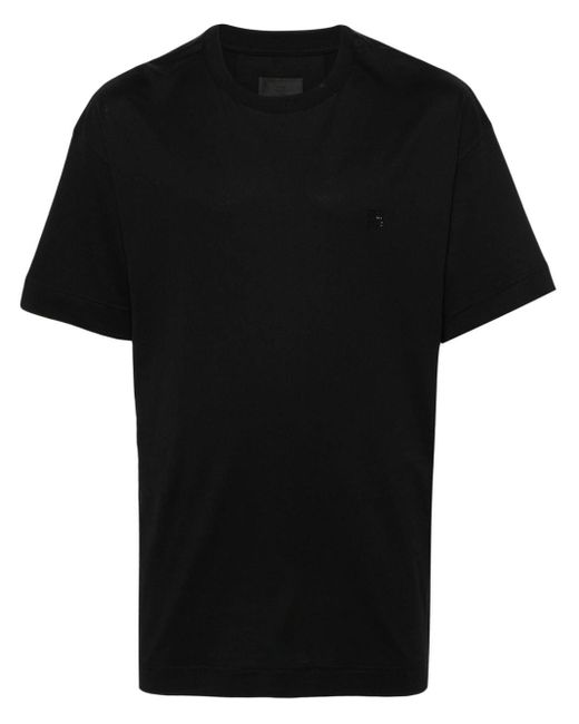 Camiseta con aplique 4G Givenchy de hombre de color Black