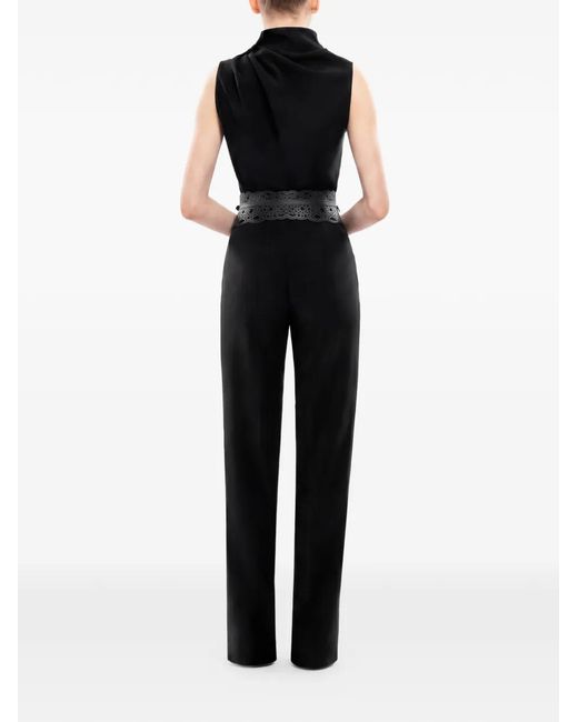 Saiid Kobeisy Black Straight-Cut Straight Trousers