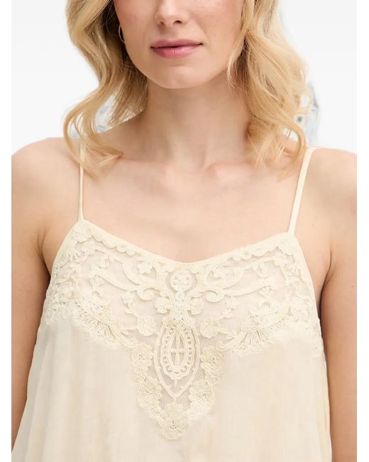 INTROPIA Natural Clarissa Layered Blouse