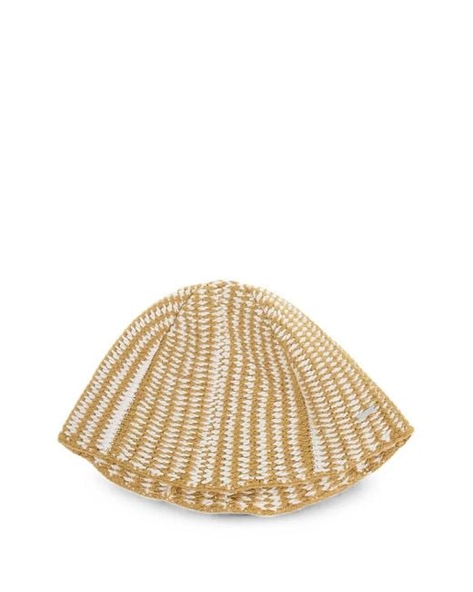 DSquared² Natural Knitted Beanie Hat for men