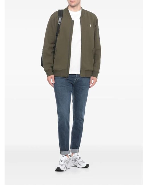 Dondup Blue Cuffed Pocket Jeans for men