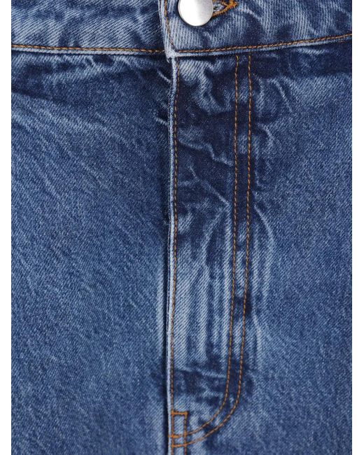 Hed Mayner Blue Straight-Leg Jeans for men