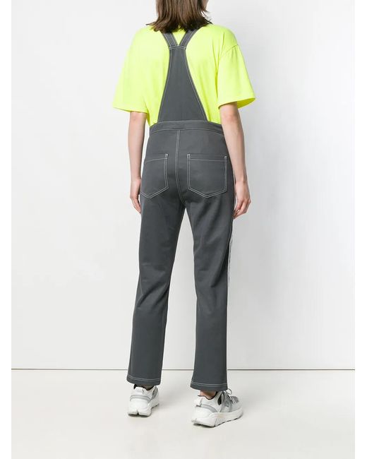 Adidas Gray Logo Dungarees