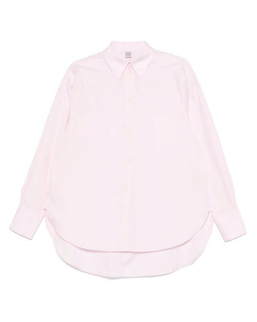 Totême  ポプリン シャツ Pink