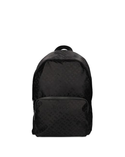 Sac À Dos À Fermeture Zippée Boss pour homme en coloris Black