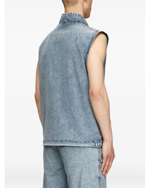DIESEL Blue J-Erb Denim Jacket for men