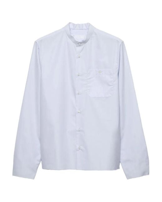 Prada White Cotton Shirt for men
