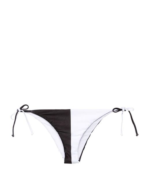 Moschino Black Logo-print Bikini Bottoms