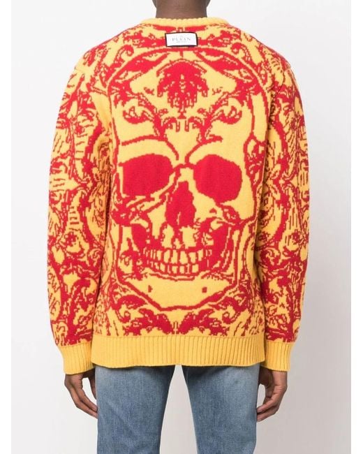 Philipp Plein Orange Jumper for men