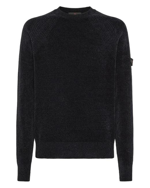 Peuterey Pullover mit strukturierten Einsätzen in Black für Herren