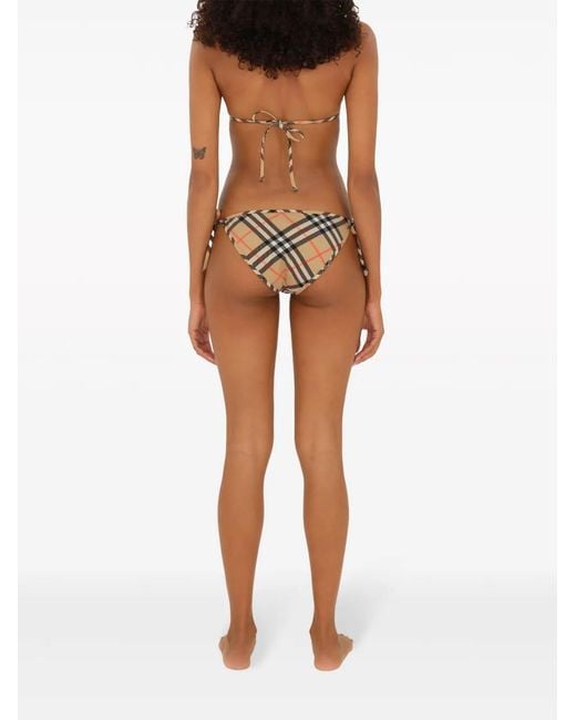 Burberry Natural Sip Bikini Check