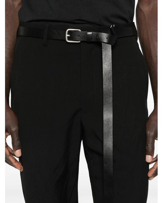 MM6 by Maison Margiela Black Pantalon De Costume À Fermeture Zippée for men