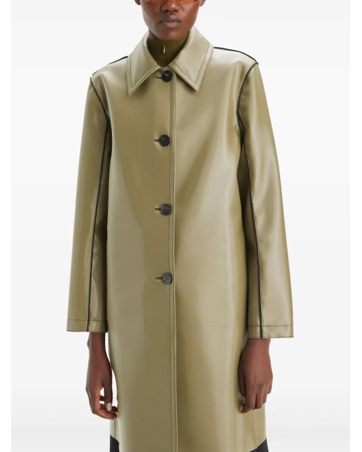 Tory Burch Green Car Coat