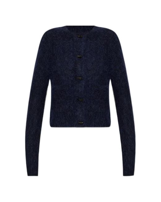 Munthe Blue Nolocca Toggle-Fastening Cardigan