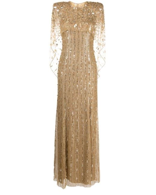 Jenny Packham Natural Nettie Tulle Gown