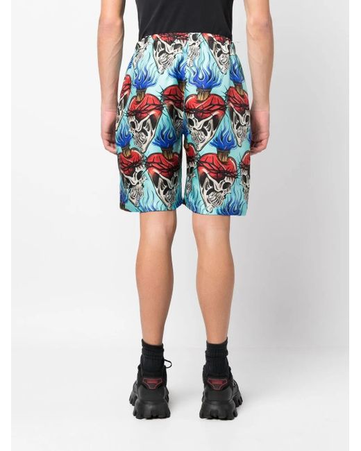 Philipp Plein Blue Shorts & Bermuda Shorts for men