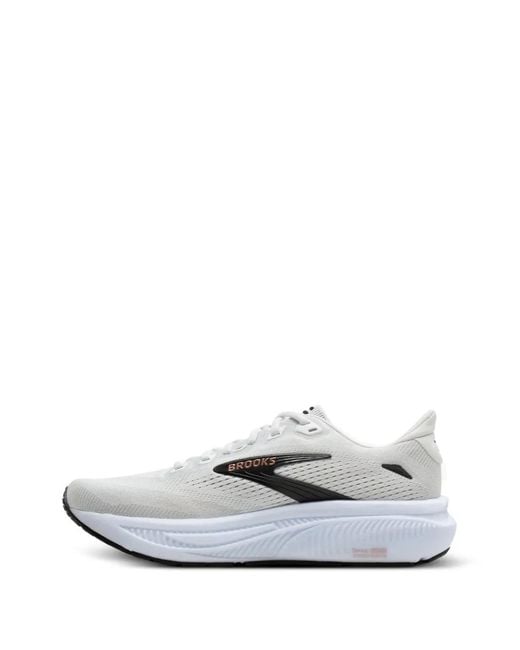 Brooks White Ghost 18 Sneakers