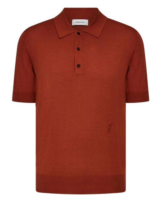 メンズ Ferragamo ショートスリーブ トップ Red
