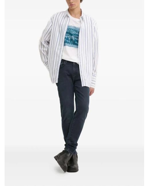 Levi's Blue 512 Five-Pockets Jeans for men