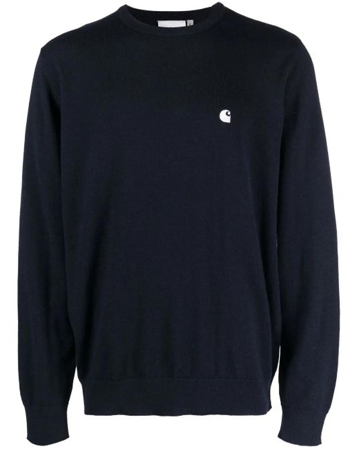Maglione Girocollo Con Ricamo di Carhartt in Blue da Uomo