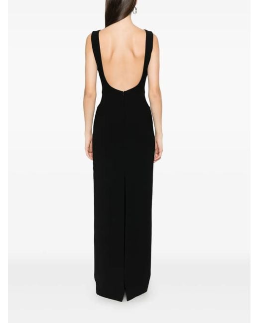 Monot Black Cut-Out Gown