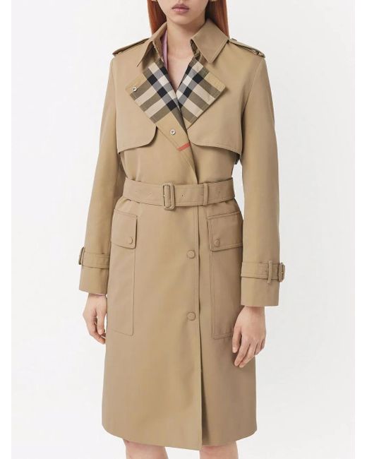 Burberry Natural Cotton Trench Coat