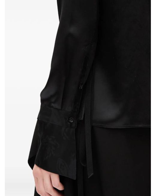 Ann Demeulemeester Black Button-Up Shirt