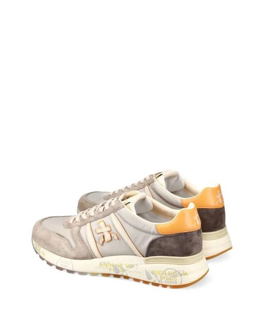 Premiata Natural Lander 7202 Lace-Up Suede Sneakers for men