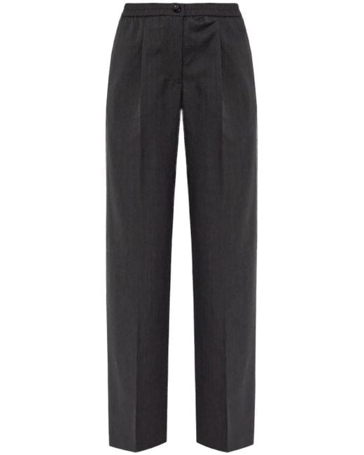 Samsøe & Samsøe Straight Broek in het Black