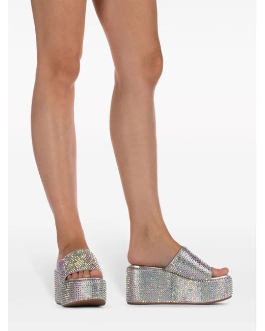 Le Silla Gray Aiko Heeled Sandals