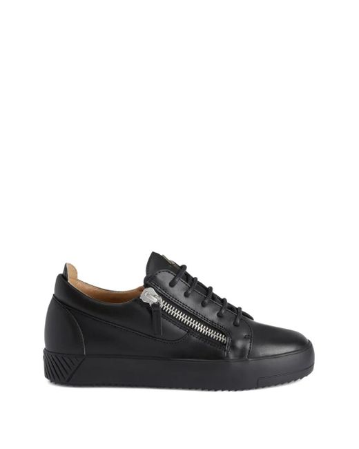 Giuseppe Zanotti Black Gail Zip-Lace Sneakers