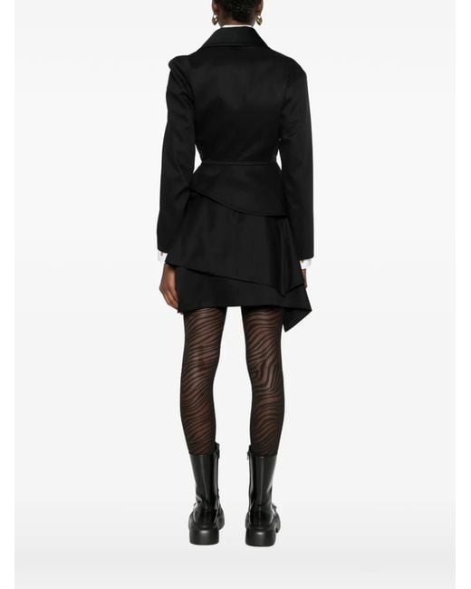 Vivienne Westwood Black Stormy Shawl-Lapel Button Blazer
