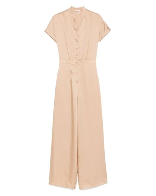 Liu Jo Natural Satin Jumpsuit