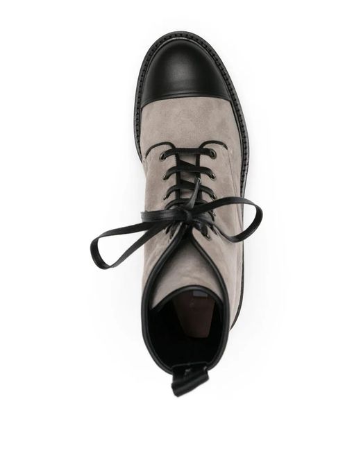 Aquazzura Brown Desert Suede Lace Up Boots