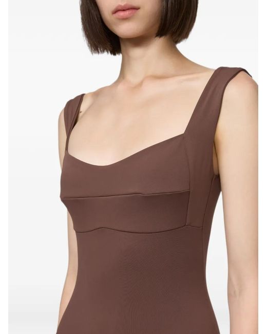 Atu Body Couture Purple Corset-Style Bodysuit