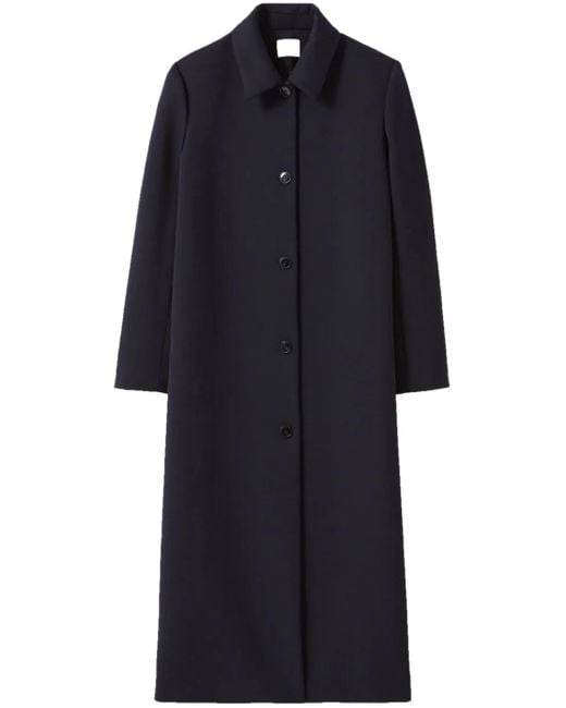 Claudie Pierlot ボタン ロングコート Blue