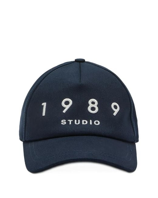 1989 STUDIO Blue Embroidered Cap