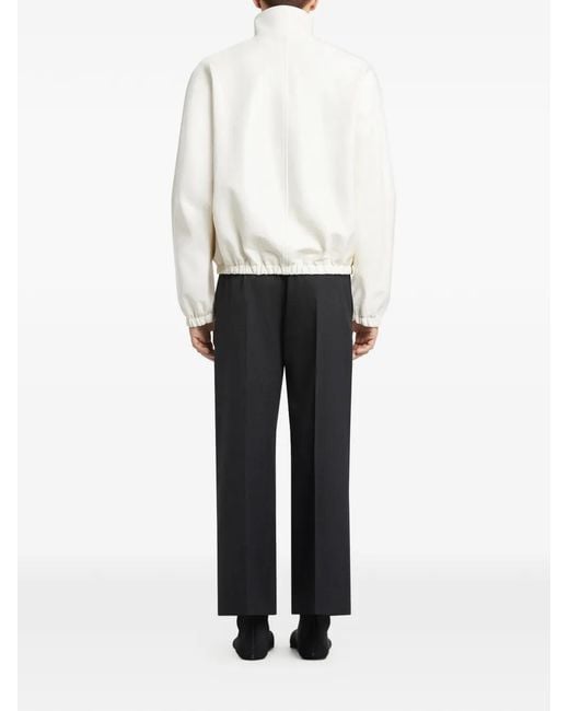 Courreges White Zip-Fastening Jacket for men